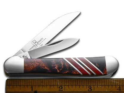 W.R. Case XX Knives Copperhead Vault Collection 1/250 Maroon Pearl & Sundance Corelon 9249W-SDMP Stainless Pocket Knife