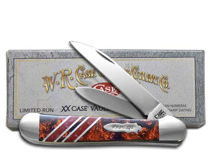 W.R. Case XX Knives Copperhead Vault Collection 1/250 Maroon Pearl & Sundance Corelon 9249W-SDMP Stainless Pocket Knife