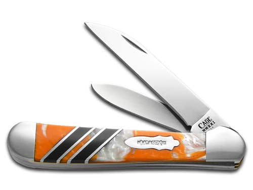 W.R. Case XX Knives Copperhead Vault Collection Tennessee Orange & Black Corelon 9249W-TNBLK Stainless Pocket Knife