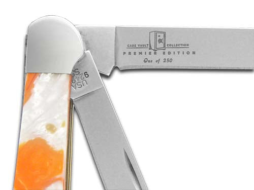 W.R. Case XX Knives Copperhead Vault Collection Tennessee Orange & Black Corelon 9249W-TNBLK Stainless Pocket Knife