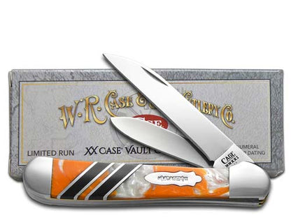 W.R. Case XX Knives Copperhead Vault Collection Tennessee Orange & Black Corelon 9249W-TNBLK Stainless Pocket Knife