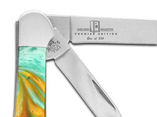 W.R. Case XX Knives Copperhead Vault Collection Turquoise Dream & Copper Corelon 9249W-TURCOP Stainless Pocket Knife