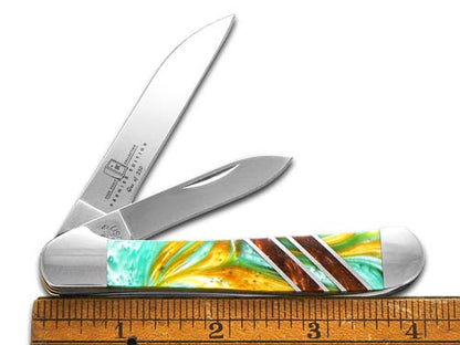 W.R. Case XX Knives Copperhead Vault Collection Turquoise Dream & Copper Corelon 9249W-TURCOP Stainless Pocket Knife