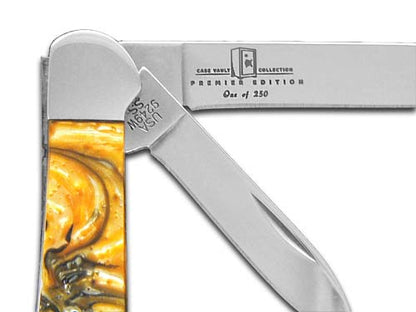 W.R. Case XX Knives Copperhead Vault Collection 1/250 White Buffalo & America's Black Coal Corelon 9249W-WBABC Stainless Pocket Knife