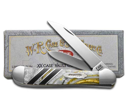 W.R. Case XX Knives Copperhead Vault Collection 1/250 White Buffalo & America's Black Coal Corelon 9249W-WBABC Stainless Pocket Knife