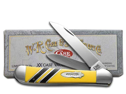 W.R. Case XX Knives Copperhead Vault Collection 1/250 Yellow & America's Black Coal Corelon 9249W-YELABC Stainless Pocket Knife