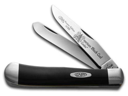 Case XX™ Knives Trapper America's Black Coal Corelon 1/1200 Stainless 9254ABC