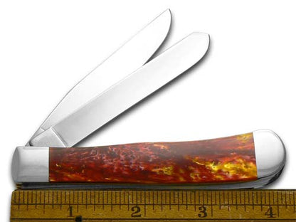 Case XX™ Knives Trapper Golden Ruby Genuine Corelon 1/1200 Stainless Pocket Knife 9254GR