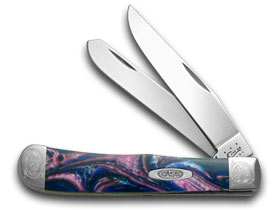 Case XX™ Knives Trapper Engraved Bolster Lolly Pop Corelon Stainless 9254LP/E
