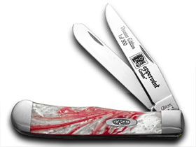 W.R. Case XX Knives Genuine Peppermint Corelon Trapper 1/500 Pocket Knife 9254PM