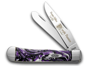 Case XX™ Knives Trapper Purple Passion Genuine Corelon 1/500 Stainless 9254PP