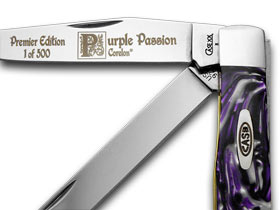 Case XX™ Knives Trapper Purple Passion Genuine Corelon 1/500 Stainless 9254PP