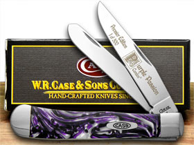 Case XX™ Knives Trapper Purple Passion Genuine Corelon 1/500 Stainless 9254PP