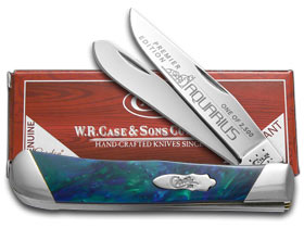 Case XX™ Knives Trapper Slant Series Aquarius Corelon 1/2500 Stainless S9254AQ