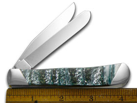 W.R. Case XX Knives Slant Series Cloud Land Corelon Trapper 1/2500 Stainless Pocket Knife S9254CL