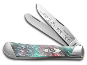 Case XX™ Knives Trapper Slant Series Coral Sea Corelon 1/2500 Stainless S9254CS