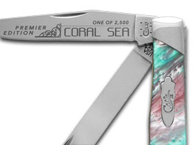 Case XX™ Knives Trapper Slant Series Coral Sea Corelon 1/2500 Stainless S9254CS