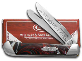 Case XX™ Knives Trapper Slant Series Man In Black Corelon 1/2500 Stainless S9254MB