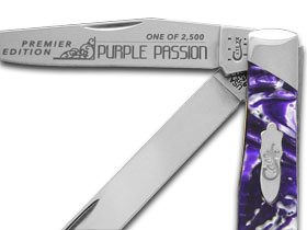 Case XX™ Knives Slant Series Purple Passion Trapper 1/2500 Stainless 9254-S-PP