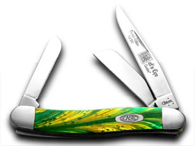 W.R. Case XX Knives Genuine Cats Eye Corelon 1/500 Stockman Pocket Knife 9318CE