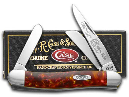 Case XX™ Knives Med Stockman Golden Ruby Genuine Corelon 1/1200 Stainless 9318GR