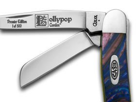 W.R. Case XX Knives Lollypop Genuine Corelon Stockman 1/500 Pocket Knife 9318LP