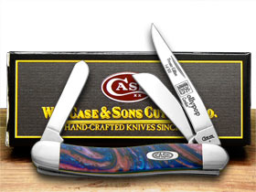 W.R. Case XX Knives Lollypop Genuine Corelon Stockman 1/500 Pocket Knife 9318LP