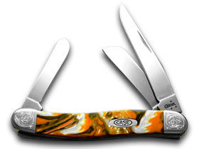 W.R. Case XX Knives Engraved Bolster Series Genuine Oktoberfest Corelon Stockman Pocket Knife 9318OF/E