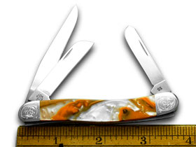 W.R. Case XX Knives Engraved Bolster Series Genuine Oktoberfest Corelon Stockman Pocket Knife 9318OF/E