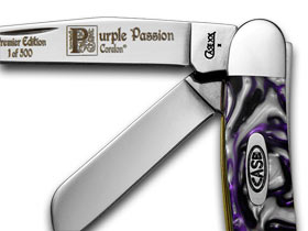 Case XX™ Knives Medium Stockman Purple Passion Genuine Corelon 1/500 9318LTD-PP