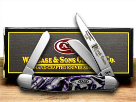 Case XX™ Knives Medium Stockman Purple Passion Genuine Corelon 1/500 9318LTD-PP