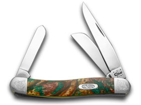 Case XX™ Knives Medium Stockman Engraved Bolster Rain Forrest Corelon 9318RF/E