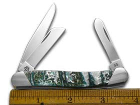 W.R. Case XX Knives Slant Series Cloudland Medium Stockman 1/2500 Stainless Pocket Knife S9318CL