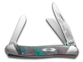 W.R. Case XX Knives Slant Series Coral Sea Corelon Medium Stockman 1/2500 Pocket Knife S9318CS