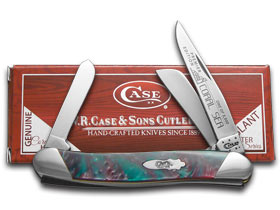 W.R. Case XX Knives Slant Series Coral Sea Corelon Medium Stockman 1/2500 Pocket Knife S9318CS