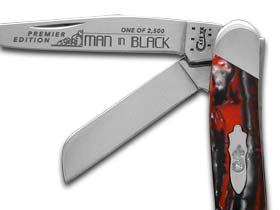 Case XX™ Knives Medium Stockman Slant Series Man in Black Corelon 1/2500 S9318MB