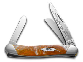 W.R. Case XX Knives Slant Series Oktoberfest Corelon Medium Stockman 1/2500 Pocket Knife S9318OF