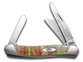 W.R. Case XX Knives Slant Series Rainbow Corelon Medium Stockman 1/2500 Pocket Knife S9318RB