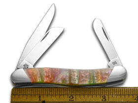 W.R. Case XX Knives Slant Series Rainbow Corelon Medium Stockman 1/2500 Pocket Knife S9318RB