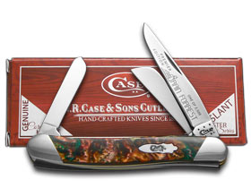 W.R. Case XX Knives Slant Series Rain Forrest Corelon Medium Stockman 1/2500 Pocket Knife S9318RF