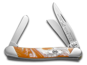 W.R. Case XX Knives Slant Series Tennessee Orange Corelon Med Stockman 1/2500 Pocket Knife S9318TN