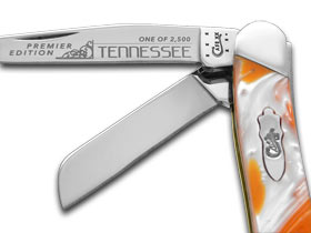 W.R. Case XX Knives Slant Series Tennessee Orange Corelon Med Stockman 1/2500 Pocket Knife S9318TN