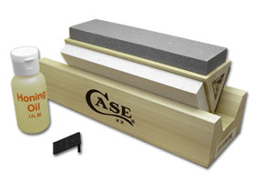 W.R. Case & Sons Cutlery Co.™ 09399 Knife Soft Arkansas Stone, Black Arkansas Stone, and Silicon Carbide Sharpening Kit