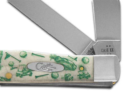 W.R. Case XX Knives Trapper Golf Necessities Natural Bone AWTC54GN Pocket Knife