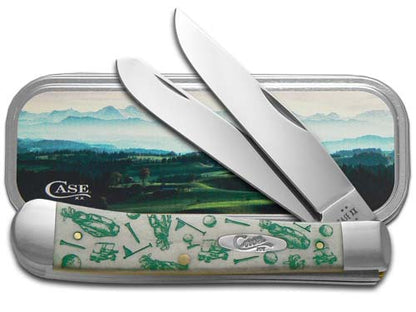 W.R. Case XX Knives Trapper Golf Necessities Natural Bone AWTC54GN Pocket Knife