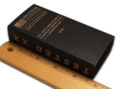 W.R. Case & Sons Cutlery Co.™ VELVET BLACK BOX Q5 Knife Black Velvet Presentation Box