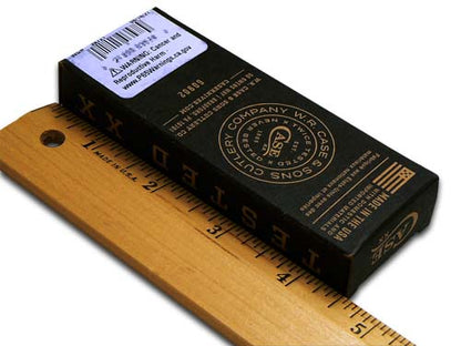W.R. Case & Sons Cutlery Co.™ BOX STD BLACK Q5 Knife Black and Tan Cardboard Knife Box