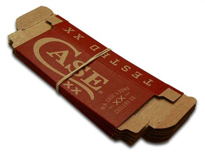 W.R. Case & Sons Cutlery Co.™ BOX STD RED Q5 Knife Red and Tan Cardboard Knife Box