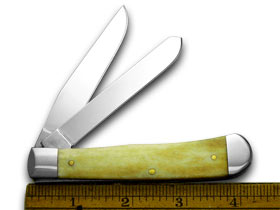 W.R. Case XX Knives Collector's Judge Roy Bean 1/500 Antique Bone Trapper Pocket Knife ANT-JRB