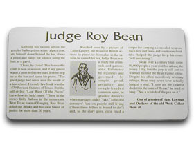 W.R. Case XX Knives Collector's Judge Roy Bean 1/500 Antique Bone Trapper Pocket Knife ANT-JRB